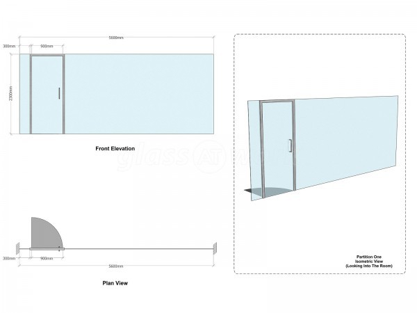 Creators and Makers (Upnor, Kent): Sound Reducing Glazed Office Partition Wall Under Vaulted Arched Roof