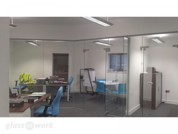 Kingswood Homes (Preston, Lancashire): Glass Office Partitioning