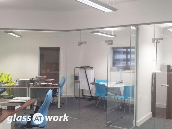 Kingswood Homes (Preston, Lancashire): Glass Office Partitioning