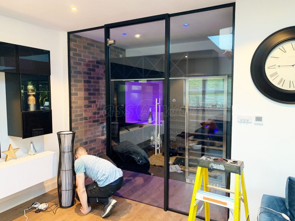 Residential Project (Fleet, Hampshire): Made to Measure Glass Wine Room