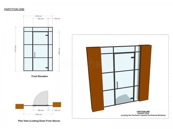 Residential Project (Reading, Berkshire): Warehouse-Look Glass Wall With Black Metal Frame