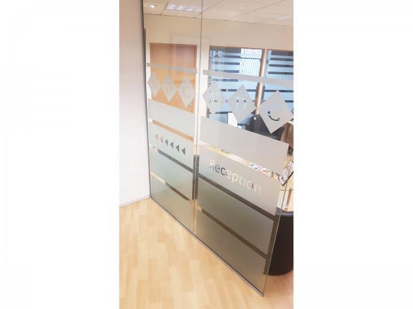 National Design Consultancy (Morley, Leeds): Open Ended Glass Partition / Glass Office Divider