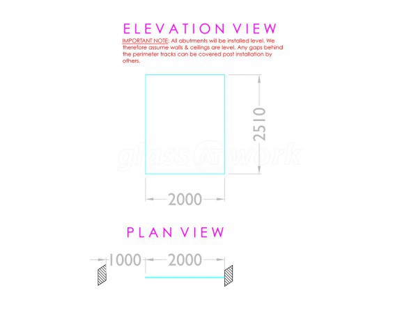 National Design Consultancy (Morley, Leeds): Open Ended Glass Partition / Glass Office Divider