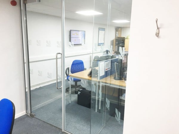 Daly Systems Ltd (Leicester, East Midlands): Faceted Glass Office Partition