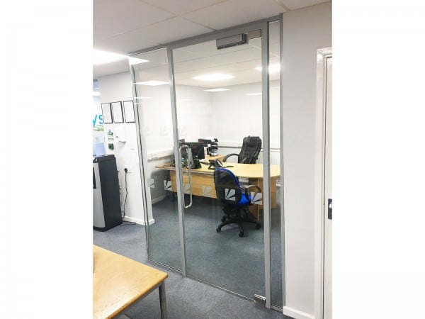 Daly Systems Ltd (Leicester, East Midlands): Faceted Glass Office Partition