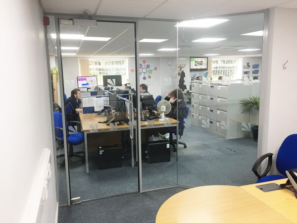 Daly Systems Ltd (Leicester, East Midlands): Faceted Glass Office Partition