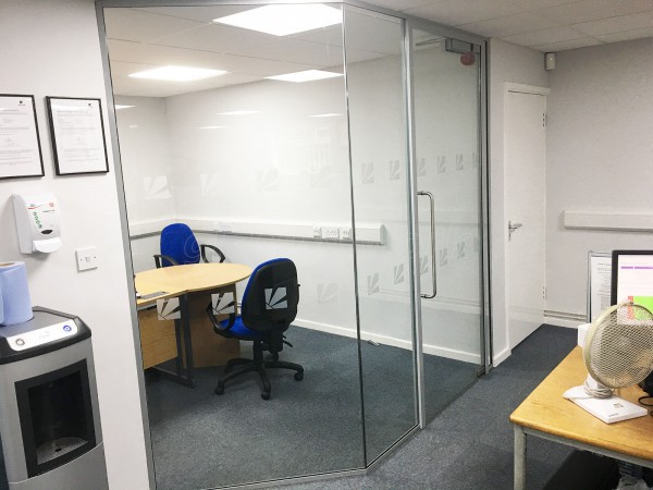 Daly Systems Ltd (Leicester, East Midlands): Faceted Glass Office Partition