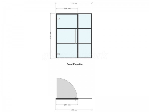 Domestic Project (Mold, Flintshire): T-bar Heritage Style Metal and Glass Door With Side Panel