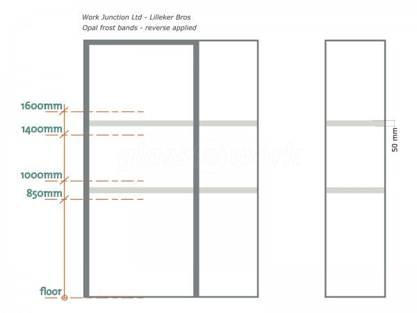 Lilleker Bros Ltd (Rotherham, South Yorkshire): Acoustic Glass Partition with Double Glazed Door Leaf