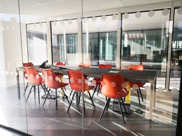 The Media Image (Lambeth, London): Acoustic Glass Office Partitions With Black Frame