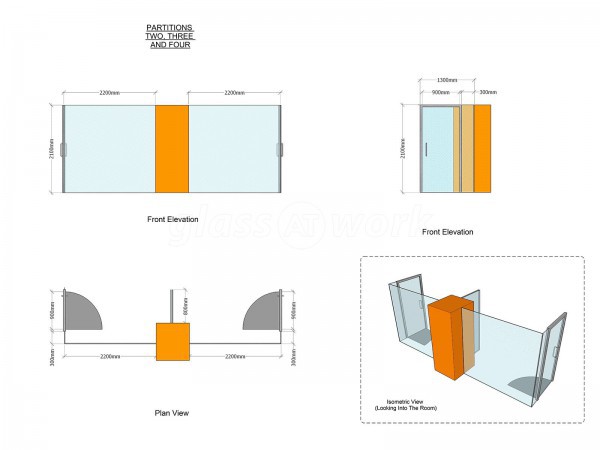 The Media Image (Lambeth, London): Acoustic Glass Office Partitions With Black Frame