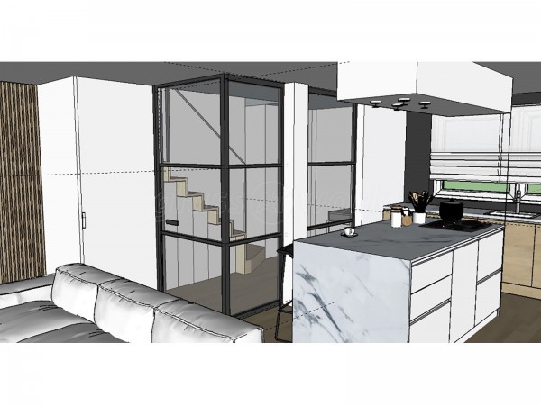 Domestic Project (Brockley, London): T-Bar Warehouse-Style Glazing With Black Frame