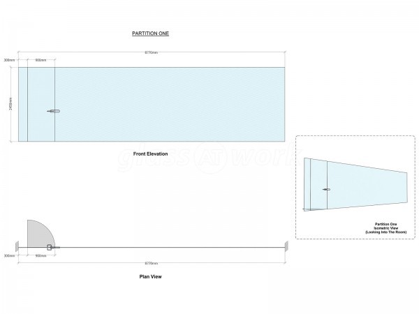 ESF Design Ltd (Farringdon, London): Frameless Toughened Safety Glass Partition Walls