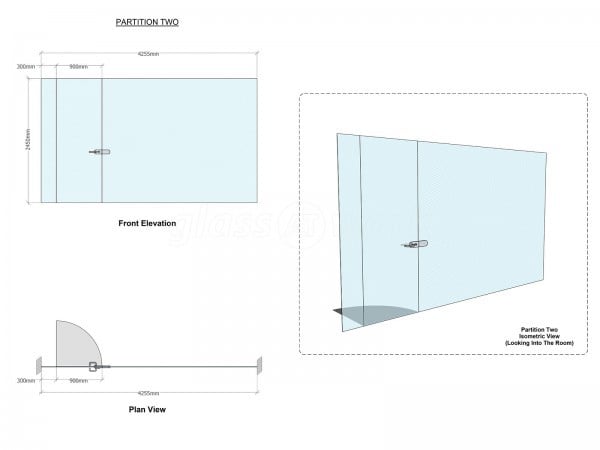 ESF Design Ltd (Farringdon, London): Frameless Toughened Safety Glass Partition Walls