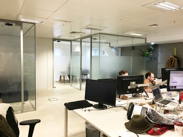 Ayima Ltd (Barbican, London): Office Partitions For A Glass Meeting Room