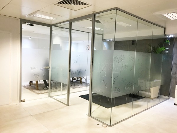 Ayima Ltd (Barbican, London): Office Partitions For A Glass Meeting Room