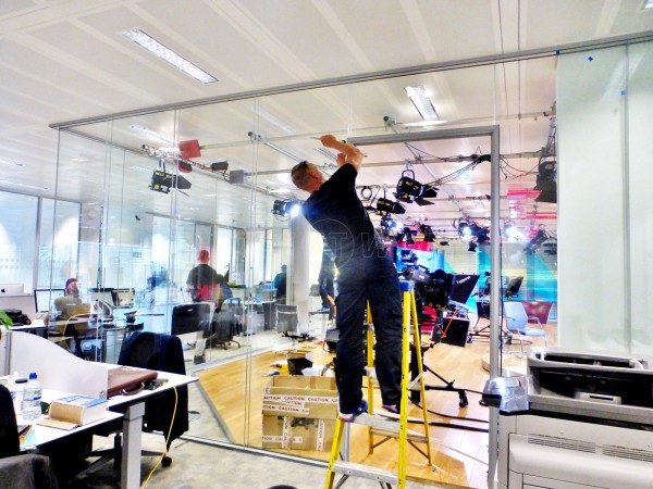 Chiswick Park Studios (Chiswick, London): Double Glazed Acoustic Glass Partitions