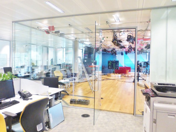 Chiswick Park Studios (Chiswick, London): Double Glazed Acoustic Glass Partitions