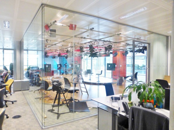 Chiswick Park Studios (Chiswick, London): Double Glazed Acoustic Glass Partitions
