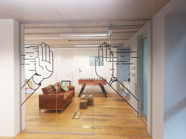 Studiomade (Southwark, London): Glass Sliding Door Office Partition