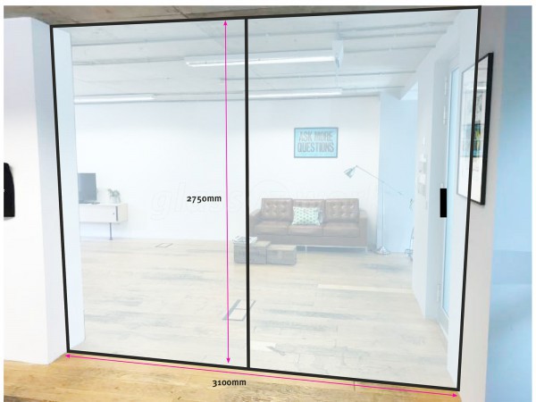 Studiomade (Southwark, London): Glass Sliding Door Office Partition