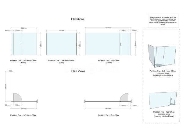 Hoffmann Foundation For Autism (Islington, London): Glass Office Walls and Doors