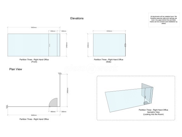 Hoffmann Foundation For Autism (Islington, London): Glass Office Walls and Doors