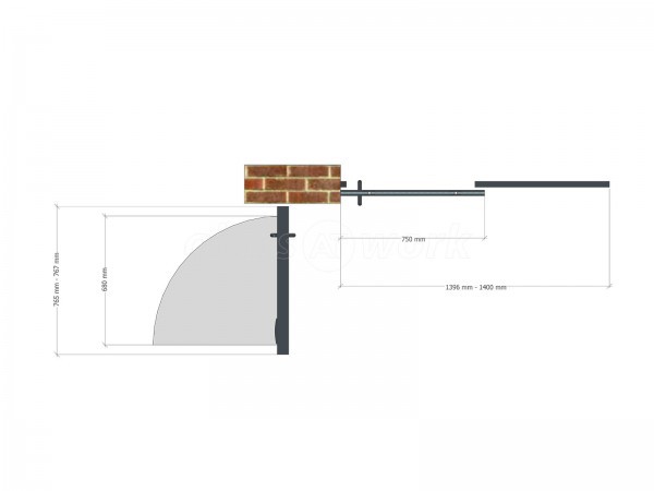 Residential Project (Woking, Surrey): Black Framed Glass Wall and Sliding Door, Plus A Standalone Glass Door