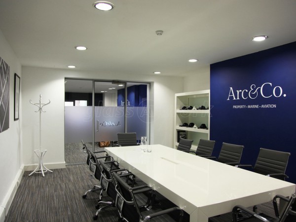 Glass Partitioning at Arc & Co (Mayfair, London): Glass Office Partition