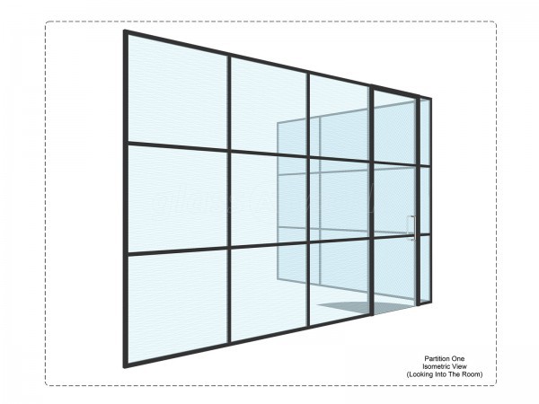 Made By Cousin (Southwark, London): T-Bar Industrial Style Corner Room Black Panelled Glazing