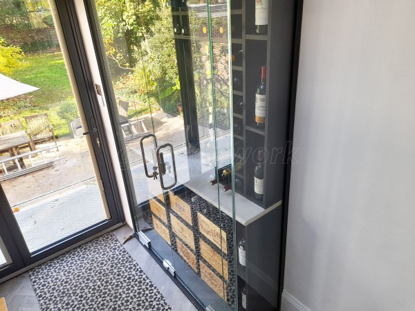 Wine Room (Surbiton, London): Frameless Glass Wine Room