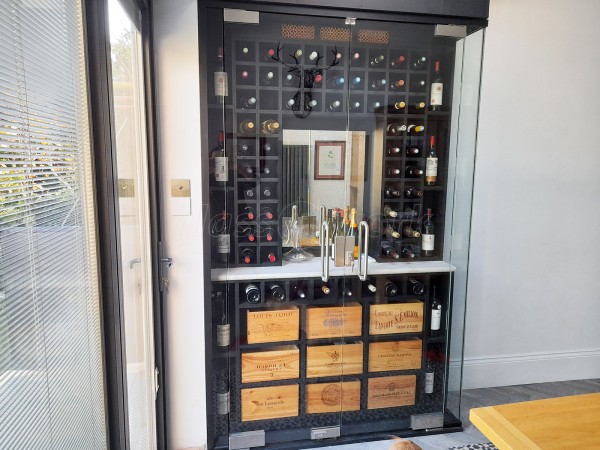 Wine Room (Surbiton, London): Frameless Glass Wine Room