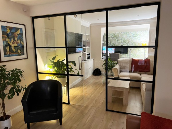 Residential Project (West Molesey, Surrey): Heritage-Style Glass Wall With Glazed Door