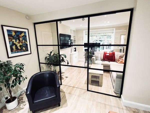 Residential Project (West Molesey, Surrey): Heritage-Style Glass Wall With Glazed Door