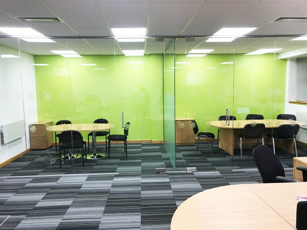 Citrus Mortgages (Milton Keynes, Buckinghamshire): T-Shape Glass Office Walls