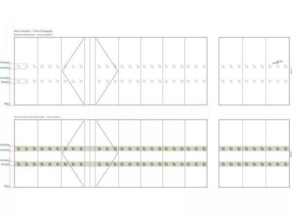 Citrus Mortgages (Milton Keynes, Buckinghamshire): T-Shape Glass Office Walls