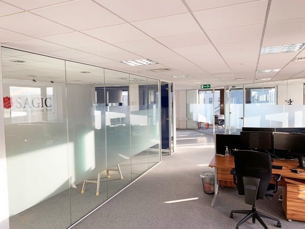 J Mitson Building Contractors (Chelmsford, Essex): Multiple Office Fitout in Single Glazed Acoustic Glazing