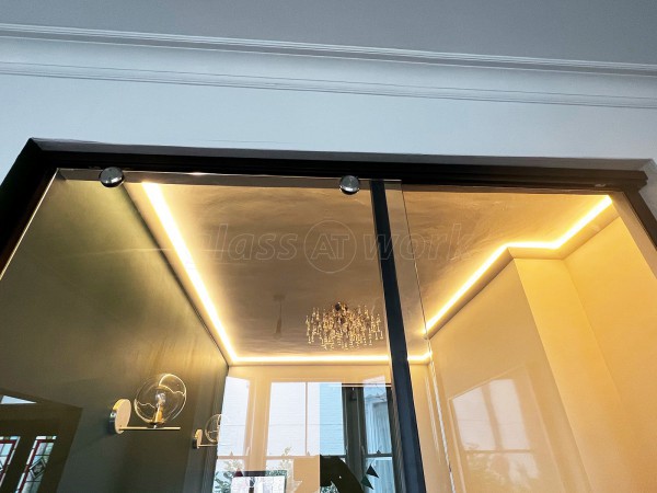 Domestic Project (Wandsworth, London): T-Bar Panel Glazing With Sliding Door For A Music Room