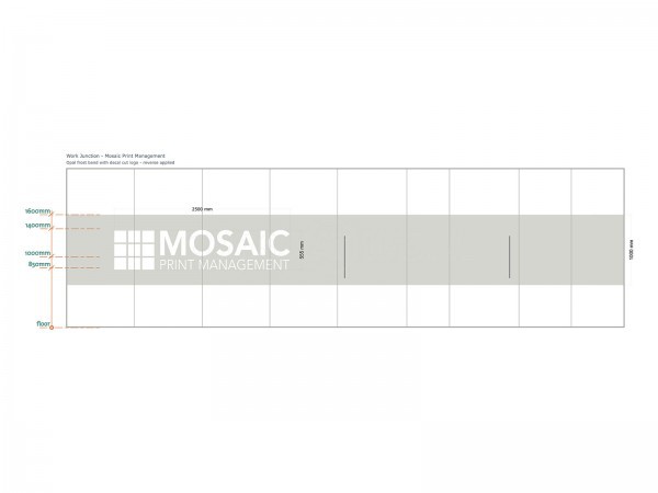 Mosaic Print Management (Long Marston, York): Acoustic Glass Office Partition