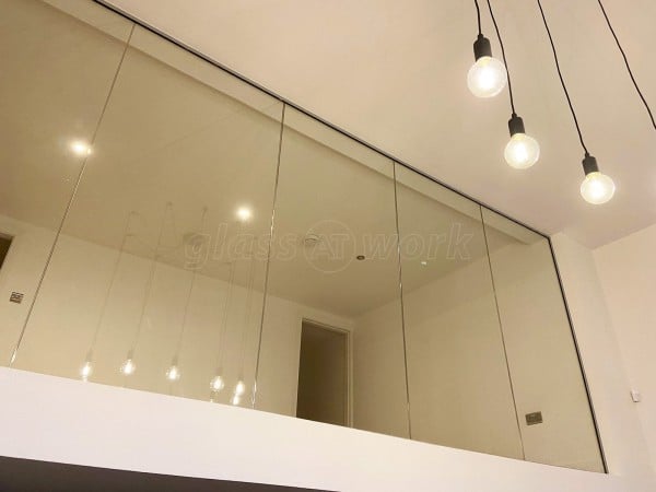 Residential Project (Liverpool, Merseyside): Laminated Glass Wall For A Mezzanine