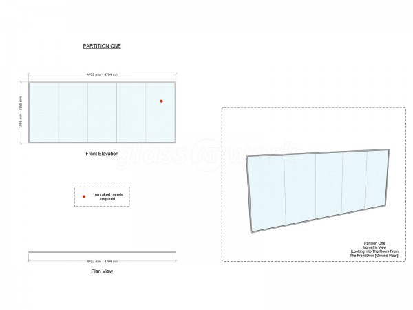 Residential Project (Liverpool, Merseyside): Laminated Glass Wall For A Mezzanine