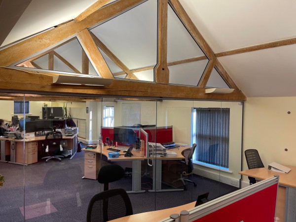 MS Maintenance Solutions (Aylesbury, Buckinghamshire): Frameless Glass Office Partitions