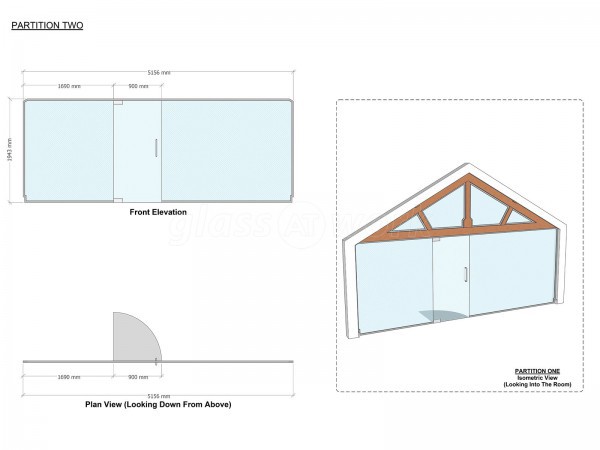 MS Maintenance Solutions (Aylesbury, Buckinghamshire): Frameless Glass Office Partitions