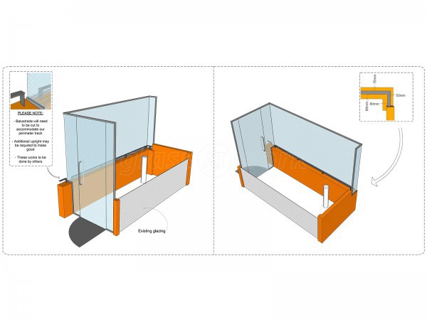 Niftylift Ltd (Milton Keynes, Buckinghamshire): Mezzanine Glass Wall Partition For Atrium