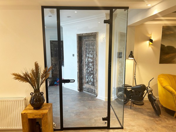 Domestic Project (Bournemouth, Dorset): Corner Partition With Glass Door