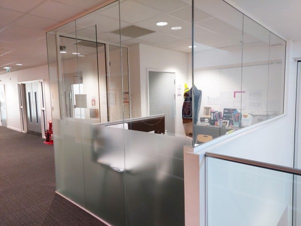 North Star Community Trust (Enfield, London): Frameless Glass Office Cubicles