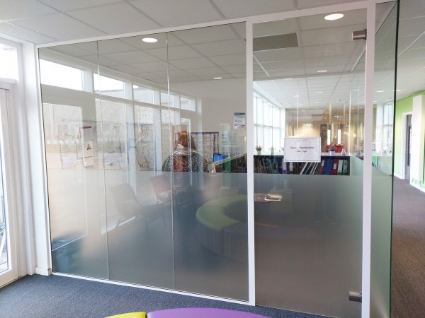 North Star Community Trust (Enfield, London): Frameless Glass Office Cubicles