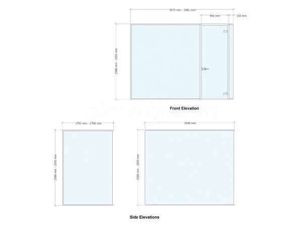 North Star Community Trust (Enfield, London): Frameless Glass Office Cubicles