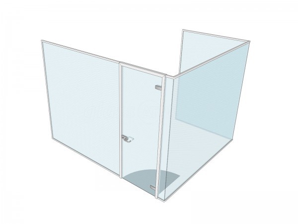 North Star Community Trust (Enfield, London): Frameless Glass Office Cubicles