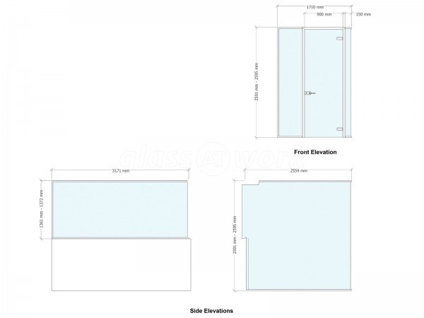 North Star Community Trust (Enfield, London): Frameless Glass Office Cubicles